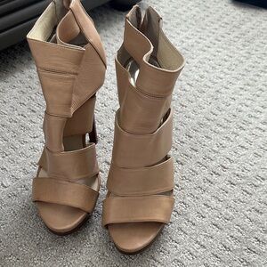 Michael Kors Tan Heeled Sandals